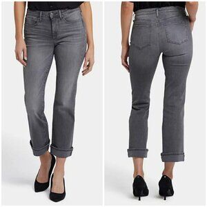 💕NYDJ💕 Barbara Bootcut Ankle Jeans ~ Harbor Grey 12 NWT